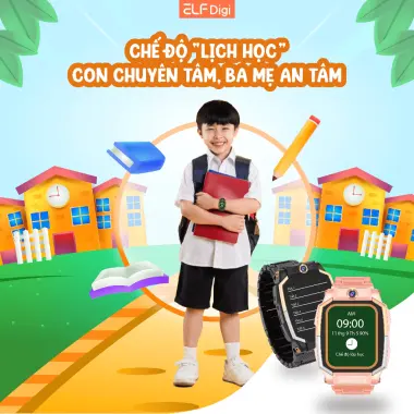 Đồng Hồ Thông Minh Trẻ Em ELF Digi DINO 1 - Định Vị GPS | Gọi Video & Nhắn Tin | Chống Nước IP67 (Màu Đen) 4 Đồng Hồ Thông Minh Trẻ Em ELF Digi DINO 1 - Định Vị GPS | Gọi Video & Nhắn Tin | Chống Nước IP67 (Màu Đen) 4