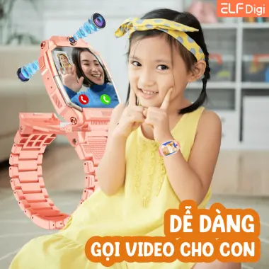 Đồng Hồ Thông Minh Trẻ Em ELF Digi DINO 1 - Định Vị GPS | Gọi Video & Nhắn Tin | Chống Nước IP67 (Màu Đen) 5 Đồng Hồ Thông Minh Trẻ Em ELF Digi DINO 1 - Định Vị GPS | Gọi Video & Nhắn Tin | Chống Nước IP67 (Màu Đen) 5