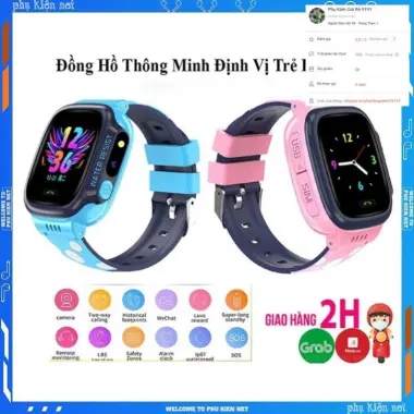 Đồng hồ thông minh trẻ em Y92 định vị, cảm ứng chống nước, nghe gọi 2 chiều có Tiếng Việt -WIFi. lắp được sim 4 Đồng hồ thông minh trẻ em Y92 định vị, cảm ứng chống nước, nghe gọi 2 chiều có Tiếng Việt -WIFi. lắp được sim 4