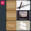 Đồng hồ treo tường minimalism Deli không ồn giá rẻ chỉ 189k trang trí phòng khách hiện đại 6