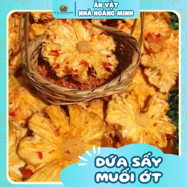 Dứa Sấy Dẻo Muối Ớt Đà Lạt - Mứt Dứa Chua Ngọt Cay Nhẹ Thơm Ngon Giảm Giá 2