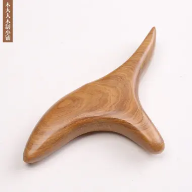 Dụng cụ cạo gió gỗ thơm massage tam giác hình chim giảm đau hiệu quả giá 25k 6
