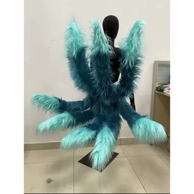 Đuôi Hồ Ly Cosplay Màu Xanh Ngọc Pha Xanh Dương Giá Cực Sốc 1159000đ 2
