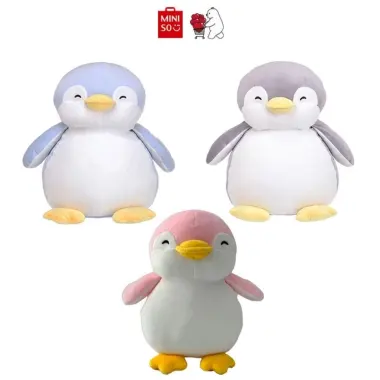 Gấu Bông Chim Cánh Cụt Miniso Giá Rẻ - Thú Nhồi Bông Màu Xanh/Grey/Hồng Cute Chỉ 399k 5 Gấu Bông Chim Cánh Cụt Miniso Giá Rẻ - Thú Nhồi Bông Màu Xanh/Grey/Hồng Cute Chỉ 399k 5