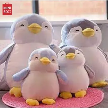 Gấu Bông Chim Cánh Cụt Miniso Giá Rẻ - Thú Nhồi Bông Màu Xanh/Grey/Hồng Cute Chỉ 399k 7 Gấu Bông Chim Cánh Cụt Miniso Giá Rẻ - Thú Nhồi Bông Màu Xanh/Grey/Hồng Cute Chỉ 399k 7