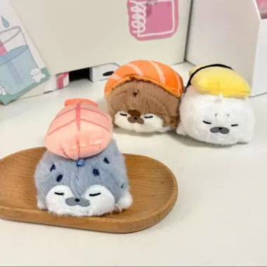 Gấu Bông Hải Cẩu Sushi Dễ Thương - Gối Ôm, Thú Nhồi Bông Mềm Mại Cao Cấp, Giá Chỉ 60000đ 6