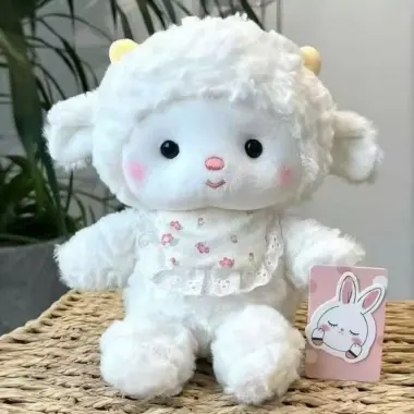 Gấu Bông Hình Thú Lông Xù Đeo Yếm Dễ Thương, Thú Nhồi Bông Vịt Heo Voi Cừu Mini Quà Tặng Sinh Nhật Cho Bé, Bạn Gái 2 Gấu Bông Hình Thú Lông Xù Đeo Yếm Dễ Thương, Thú Nhồi Bông Vịt Heo Voi Cừu Mini Quà Tặng Sinh Nhật Cho Bé, Bạn Gái 2