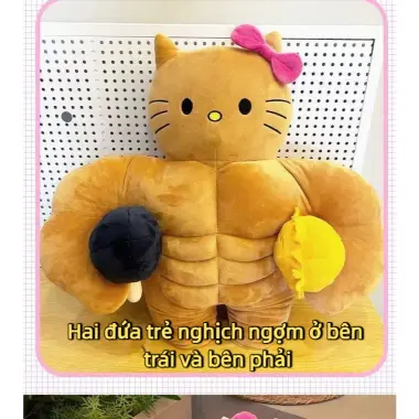 Gấu Bông Mèo Cơ Bắp Dễ Thương 50cm Gối Ôm Nhồi Bông Rẻ Bất Ngờ Chỉ 85500₫ 5 Gấu Bông Mèo Cơ Bắp Dễ Thương 50cm Gối Ôm Nhồi Bông Rẻ Bất Ngờ Chỉ 85500₫ 5