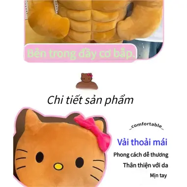 Gấu Bông Mèo Cơ Bắp Dễ Thương 50cm Gối Ôm Nhồi Bông Rẻ Bất Ngờ Chỉ 85500₫ 8 Gấu Bông Mèo Cơ Bắp Dễ Thương 50cm Gối Ôm Nhồi Bông Rẻ Bất Ngờ Chỉ 85500₫ 8