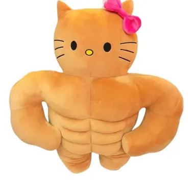 Gấu Bông Mèo Cơ Bắp Dễ Thương 50cm Gối Ôm Nhồi Bông Rẻ Bất Ngờ Chỉ 85500₫ 11 Gấu Bông Mèo Cơ Bắp Dễ Thương 50cm Gối Ôm Nhồi Bông Rẻ Bất Ngờ Chỉ 85500₫ 11