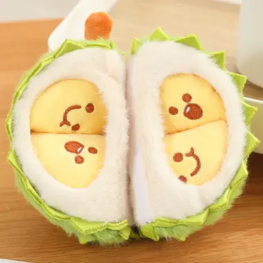 Gấu Bông Sầu Riêng Tách Múi Nhồi Bông Siêu Cute - Quà Tặng Cho Bé Giá Chỉ 35k 5