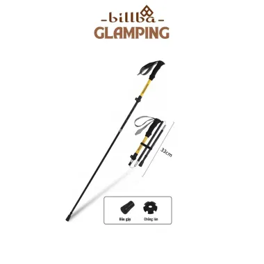 Gậy Leo Núi Gấp Gọn Nhôm 7.075 Chống Sốc Trượt - Trekking Hiking Giá Tốt 238k 1