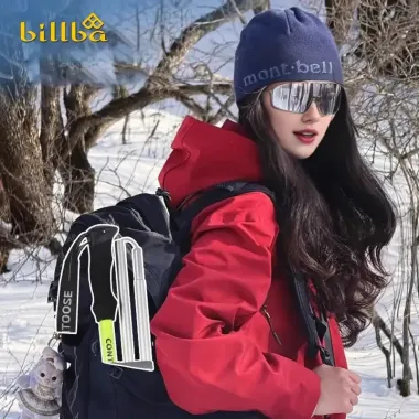 Gậy Leo Núi Gấp Gọn Nhôm 7.075 Chống Sốc Trượt - Trekking Hiking Giá Tốt 238k 5
