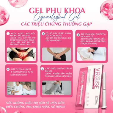 Gel vệ sinh phụ nữ VROSE 15g làm sạch dịu nhẹ, giá chỉ 58.800đ - Mua ngay hôm nay! 4