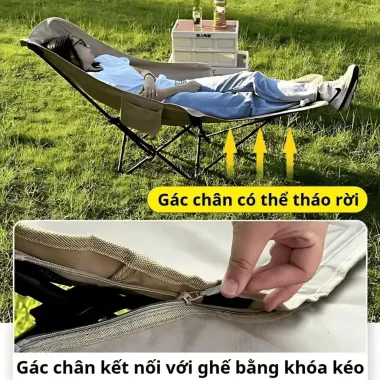 Ghế Gấp Gọn Dã Ngoại Chịu Tải 150kg - Siêu Nhẹ, Dễ Mang, Giá Chỉ 369k!