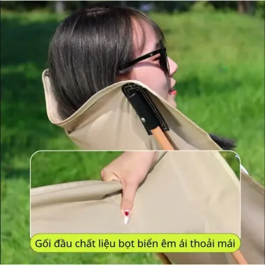 Ghế Gấp Gọn Dã Ngoại Chịu Tải 150kg - Siêu Nhẹ, Dễ Mang, Giá Chỉ 369k!