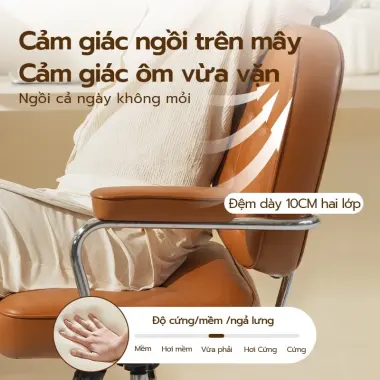 Ghế Giám Đốc Văn Phòng Phong Cách Retro - Đệm Êm, Xoay 360°, Giá Cực Sốc 1.3Tr 3 Ghế Giám Đốc Văn Phòng Phong Cách Retro - Đệm Êm, Xoay 360°, Giá Cực Sốc 1.3Tr 3