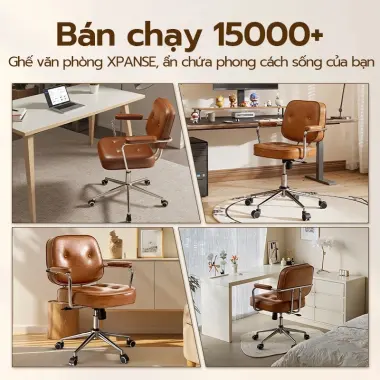 Ghế Giám Đốc Văn Phòng Phong Cách Retro - Đệm Êm, Xoay 360°, Giá Cực Sốc 1.3Tr 9 Ghế Giám Đốc Văn Phòng Phong Cách Retro - Đệm Êm, Xoay 360°, Giá Cực Sốc 1.3Tr 9