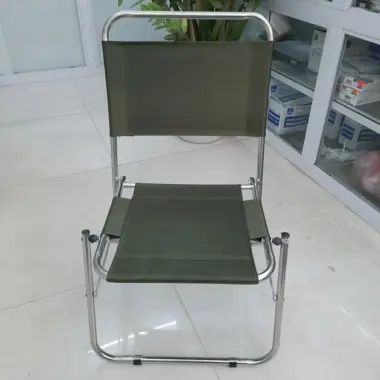 Ghế Xếp Inox Vải Dù Cầm Tay - Ghế Gấp Ngồi Câu Cá, Du Lịch, Tiết Kiệm 32% Chỉ 109k 3