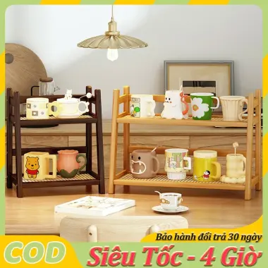 Giá Đựng Đồ Để Bàn Mây Tre Đan 2-3 Tầng Chậu Cốc Ổn Định Kệ Nhà Bếp 2 Giá Đựng Đồ Để Bàn Mây Tre Đan 2-3 Tầng Chậu Cốc Ổn Định Kệ Nhà Bếp 2