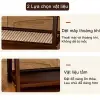 Giá Đựng Đồ Để Bàn Mây Tre Đan 2-3 Tầng Chậu Cốc Ổn Định Kệ Nhà Bếp 5