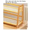 Giá Đựng Đồ Để Bàn Mây Tre Đan 2-3 Tầng Chậu Cốc Ổn Định Kệ Nhà Bếp 9