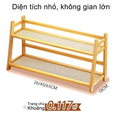 Giá Đựng Đồ Để Bàn Mây Tre Đan 2-3 Tầng Chậu Cốc Ổn Định Kệ Nhà Bếp 10 Giá Đựng Đồ Để Bàn Mây Tre Đan 2-3 Tầng Chậu Cốc Ổn Định Kệ Nhà Bếp 10
