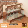 Giá Đựng Đồ Để Bàn Mây Tre Đan 2-3 Tầng Chậu Cốc Ổn Định Kệ Nhà Bếp 16