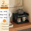 Giá Đựng Đồ Để Bàn Mây Tre Đan 2-3 Tầng Chậu Cốc Ổn Định Kệ Nhà Bếp 22