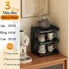 Giá Đựng Đồ Để Bàn Mây Tre Đan 2-3 Tầng Chậu Cốc Ổn Định Kệ Nhà Bếp 24
