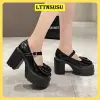 Giày Búp Bê Lolita Dây Cài Đế Độn 9p Da Mềm - Nữ Thời Trang Cao Cấp QC Giá Rẻ 149k 3