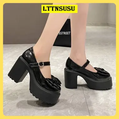 Giày Búp Bê Lolita Dây Cài Đế Độn 9p Da Mềm - Nữ Thời Trang Cao Cấp QC Giá Rẻ 149k 3