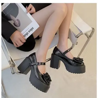 Giày Búp Bê Lolita Dây Cài Đế Độn 9p Da Mềm - Nữ Thời Trang Cao Cấp QC Giá Rẻ 149k 7