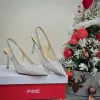 Giày Cao Gót 9cm Đi Tiệc Lùi Size Rộng Đính Đá Siêu Sang Qbey C292 Giá Shock 549k 1