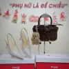 Giày Cao Gót 9cm Đi Tiệc Lùi Size Rộng Đính Đá Siêu Sang Qbey C292 Giá Shock 549k 3