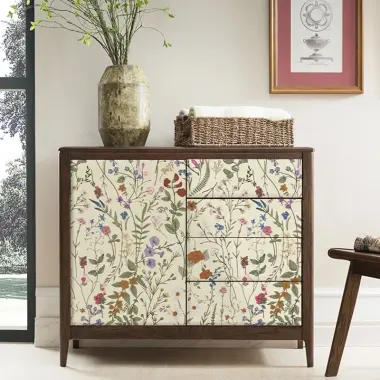 Giấy Dán Tường Tự Dính Họa Tiết Hoa Cúc Lá Cây Dễ Thương Giá Rẻ 139k 4