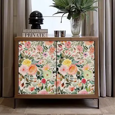 Giấy Dán Tường Tự Dính Họa Tiết Hoa Cúc Lá Cây Dễ Thương Giá Rẻ 139k 16