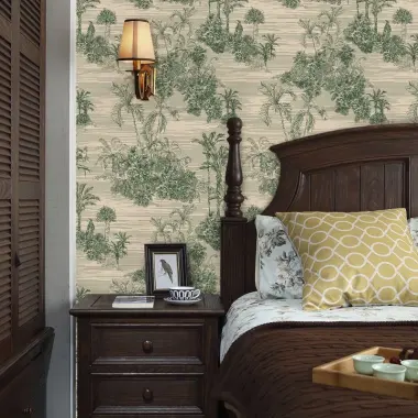 Giấy Dán Tường Tự Dính Họa Tiết Hoa Cúc Lá Cây Dễ Thương Giá Rẻ 139k 18