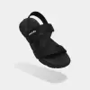 Giày Sandals Unisex Shondo F6 Sport Đen - Êm Chân, Quai Liền, Cao 3cm, Giá CỰC SỐC 329k 4