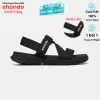 Giày Sandals Unisex Shondo F6 Sport Đen - Êm Chân, Quai Liền, Cao 3cm, Giá CỰC SỐC 329k 11