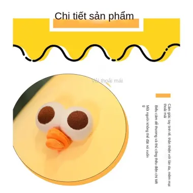 Gối Bông Gà Vàng Xinh Đón Giảm 22% - Gà Nhàu Mèo Dễ Thương Quà Tặng Yêu 8