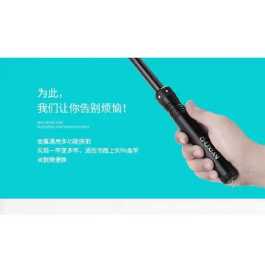 Hạ lóng cần tay CHIXUAN đa năng chất liệu hợp kim không rỉ sét chuyên dụng câu đơn, câu đài 6 Hạ lóng cần tay CHIXUAN đa năng chất liệu hợp kim không rỉ sét chuyên dụng câu đơn, câu đài 6