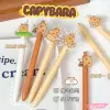 Haneso Bút Bi Bấm 0.5mm Capybara Bút Mực Gel Hoạt Hình Chuột Lang Nước Cute Đồ Dùng Học Tập Học Sinh Văn Phòng Phẩm 2
