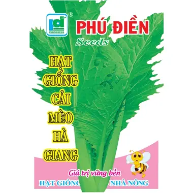 Hạt Giống Cải Mèo Hà Giang Phú Điền Chính Hãng - Trồng Quanh Năm - Gói 20gr Giá Tốt 2 Hạt Giống Cải Mèo Hà Giang Phú Điền Chính Hãng - Trồng Quanh Năm - Gói 20gr Giá Tốt 2