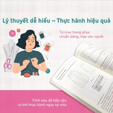 Học May Cơ Bản - Thiết Kế Thời Trang Dễ Dàng Với Sách Cắt May 2H Books Giảm Giá 2 Học May Cơ Bản - Thiết Kế Thời Trang Dễ Dàng Với Sách Cắt May 2H Books Giảm Giá 2