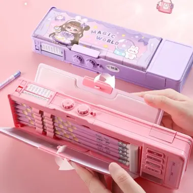 Hộp Đựng Bút Đa Năng Có Khóa Mật Khẩu Cho Bé Trai 3 Hộp Đựng Bút Đa Năng Có Khóa Mật Khẩu Cho Bé Trai 3