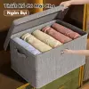 Hộp Đựng Quần Áo AURAWELL Gấp Gọn 60L/90L Chất Liệu Bông Tiết Kiệm - 129k 5