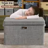 Hộp Đựng Quần Áo AURAWELL Gấp Gọn 60L/90L Chất Liệu Bông Tiết Kiệm - 129k 6