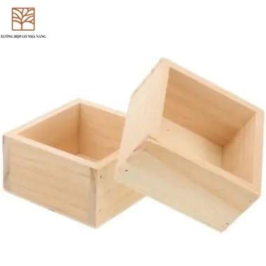 Hộp Gỗ Không Nắp Giá Rẻ Nhiều Kích Thước - Hộp Gỗ Decor Chất Lượng Cao 13000đ