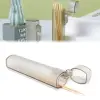 Hộp lưu trữ KANNERT, Hộp tăm trong suốt phân loại, Hộp đựng khăn bông Mini di động Du lịch gia đình 3